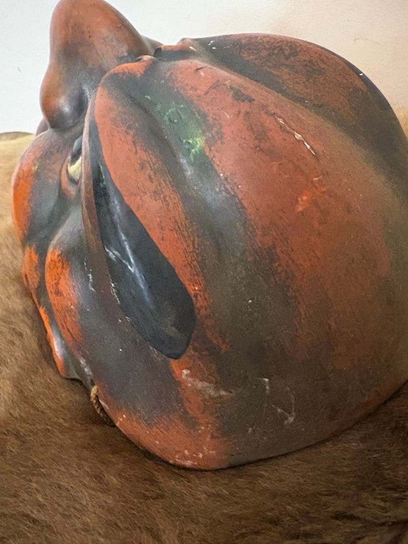 黒鬼　能面　ビンテージ　抜頭面