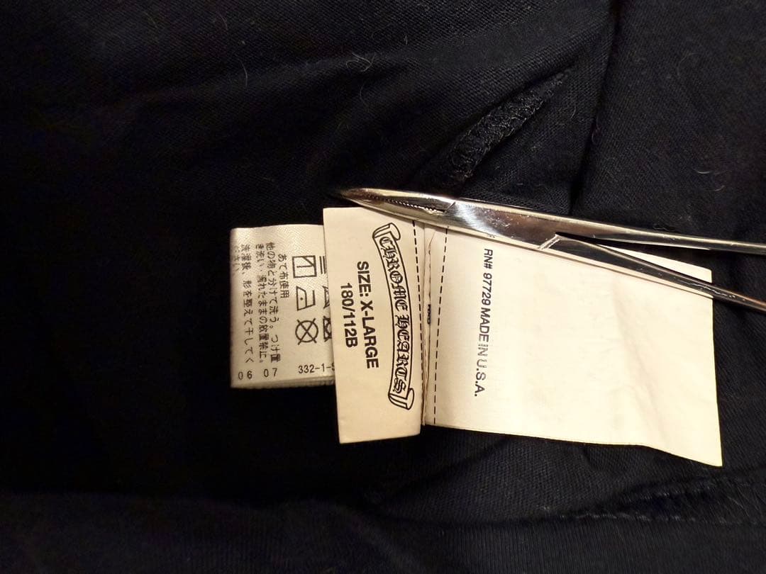 CHROME HEARTS ブラック Tシャツ TOKYO XL