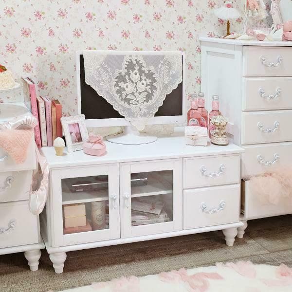 【新品】アンティーク調 テレビボード フェミニン　大人女子　アウトレット