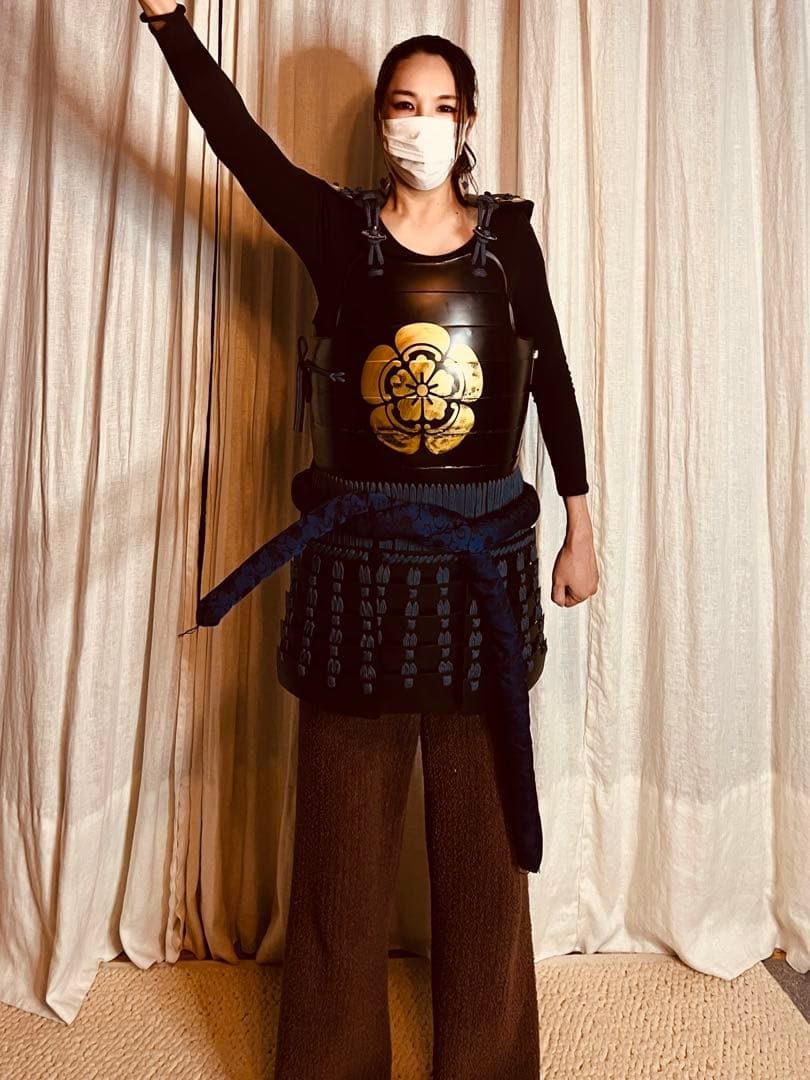 【アイコム匿名配送即発送即購入ok】専用　鎧•甲冑】黒色紺糸威当世具足