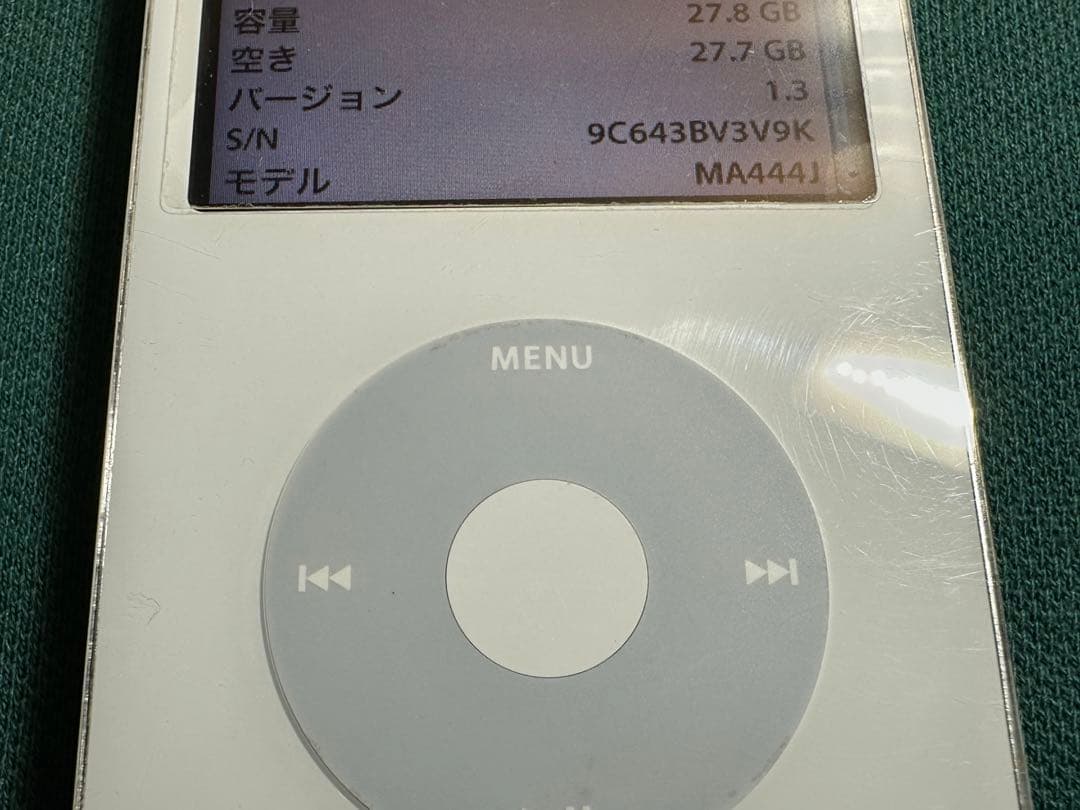 きれいiPod Classic 5.5世代 MA444 30GB新品のバッテリー