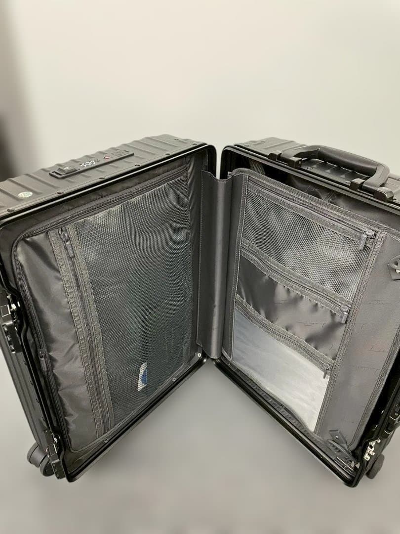 リベティ多機能キャリーケース【マットブラックSサイズ】A50