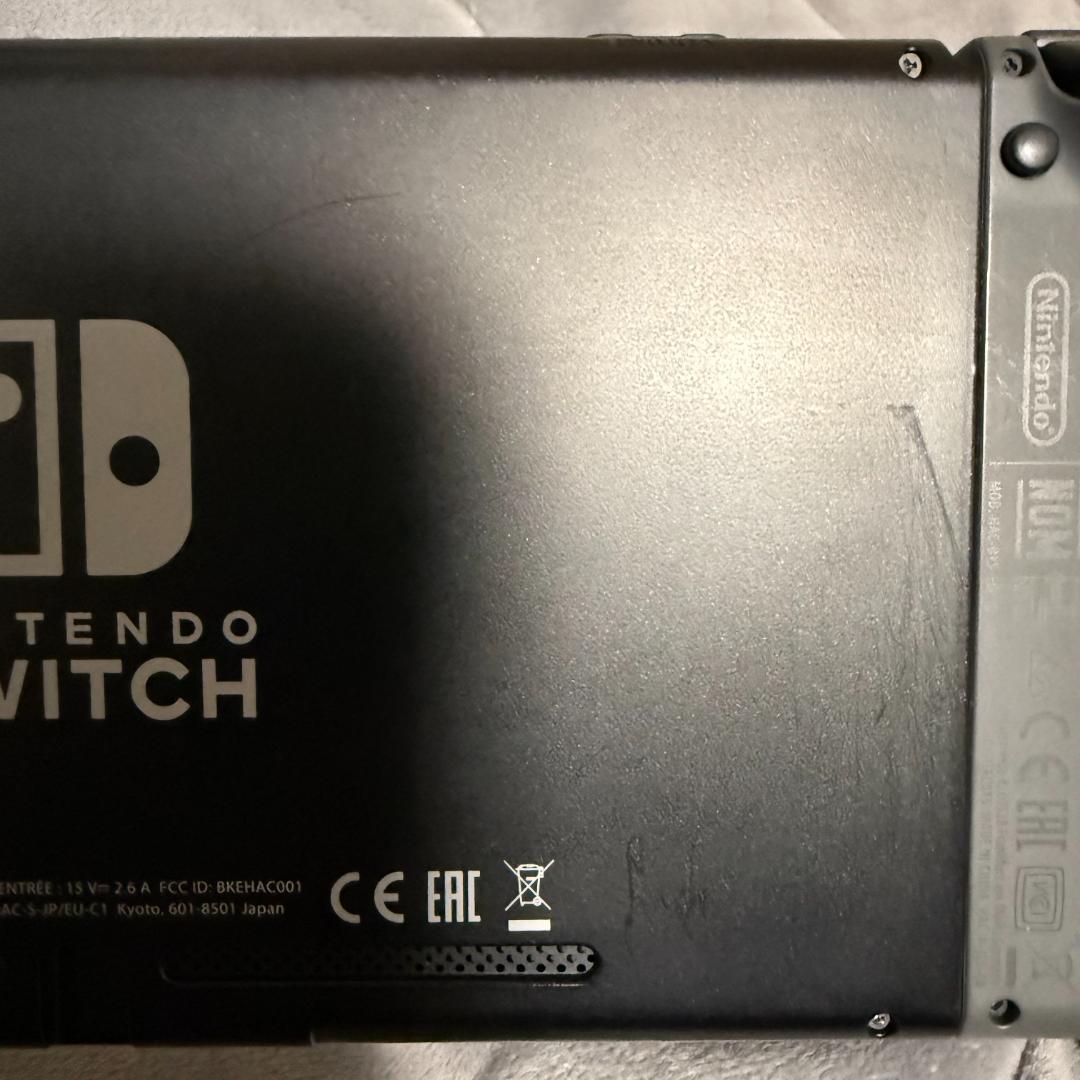 Nintendo Switch 本体 グレー 初期型 未対策機 おまけ付き