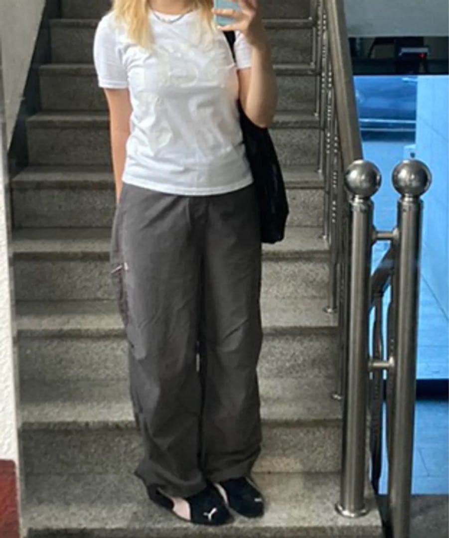 coyseio パンツ Strap Line Pants Grey 1サイズr4