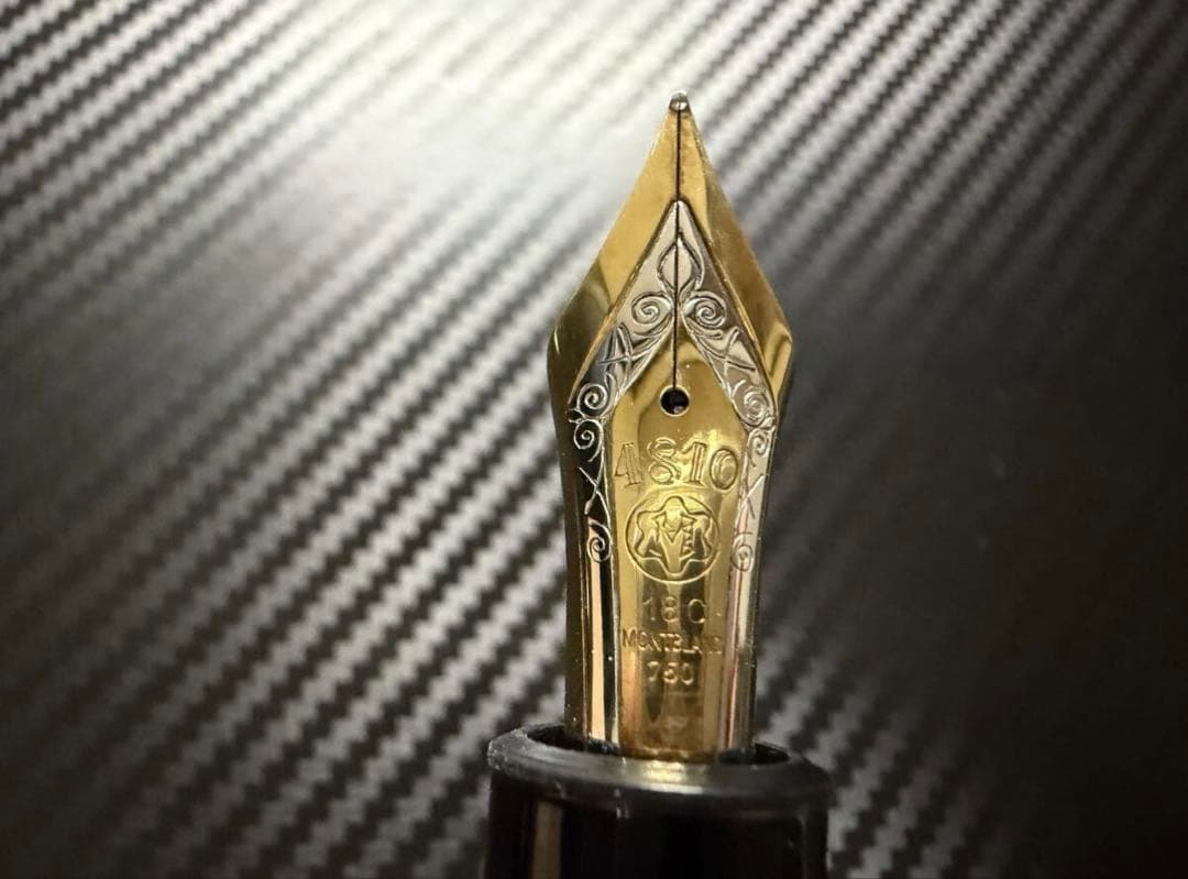 モンブラン マイスターシュテュック 149 18C 3帯 M 中字 万年筆