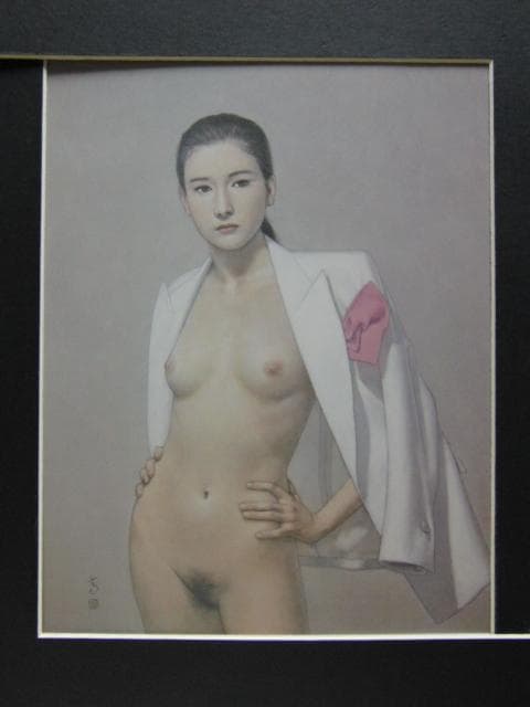 高塚省吾、おしゃれな裸婦、厳選、希少画集画、新品高級額 額装付