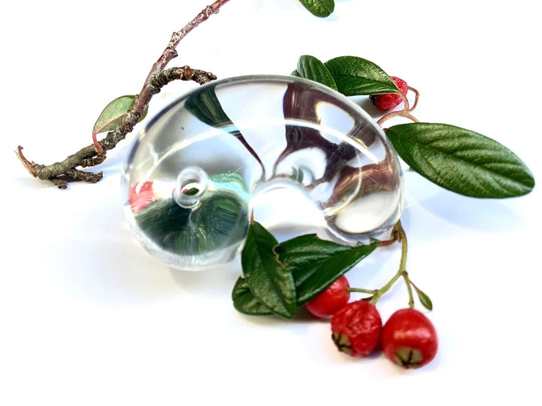 ✳黒平水晶透明感のある水晶 特大38.5mm 国内最高峰のパワー勾玉鑑別書付