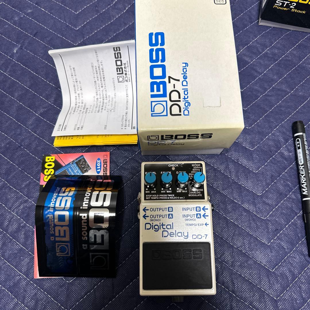 BOSS Digital Delay DD7箱　取説付き