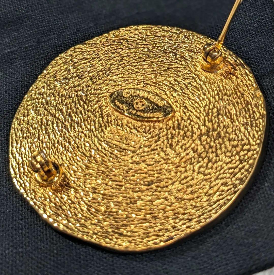 【箱・袋付き】美品　CHANEL　シャネル　ゴールドブローチ　アクセサリー