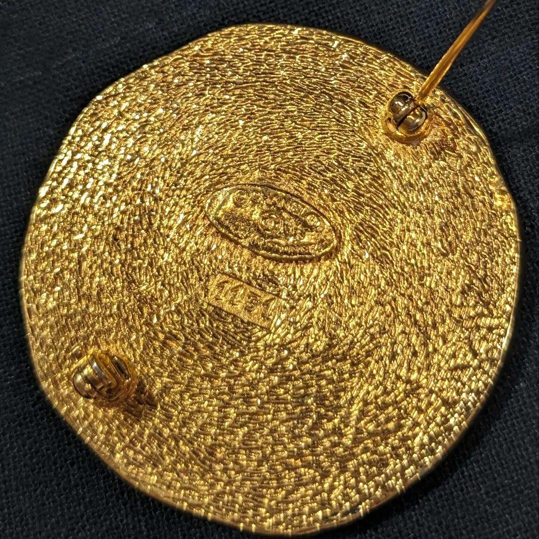 【箱・袋付き】美品　CHANEL　シャネル　ゴールドブローチ　アクセサリー