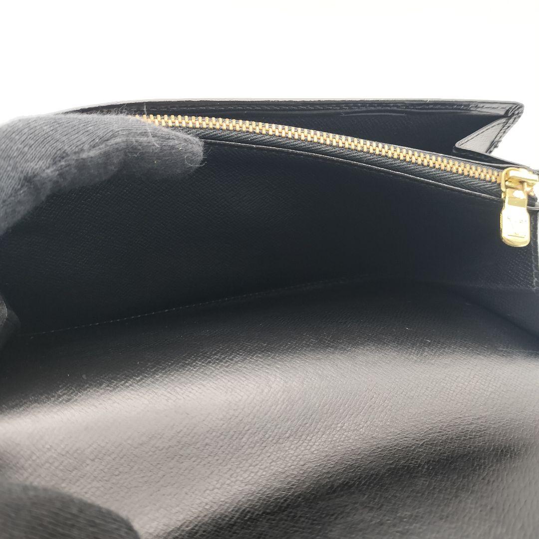 ◎ルイヴィトン　長財布　財布　エピ　ポルトフォイユクレディ　旧サラ　ブラック