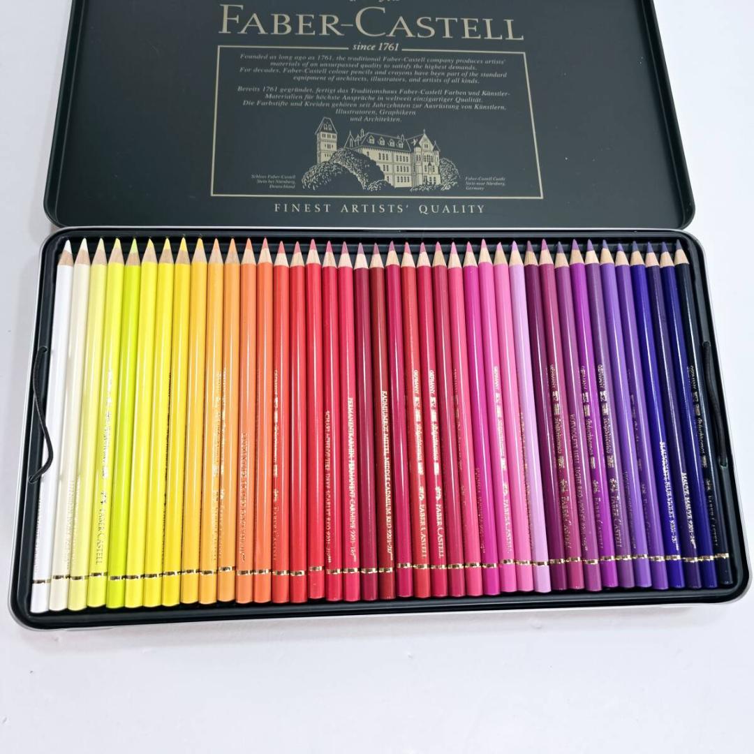 ほぼ未使用　ファーバーカステル　ポリクロモス色鉛筆　120色セット