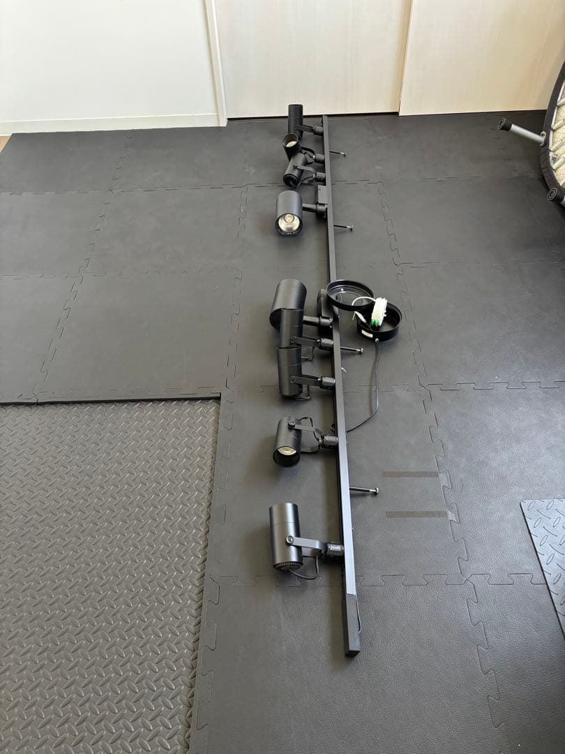 ダクトレール2m10cm 黒