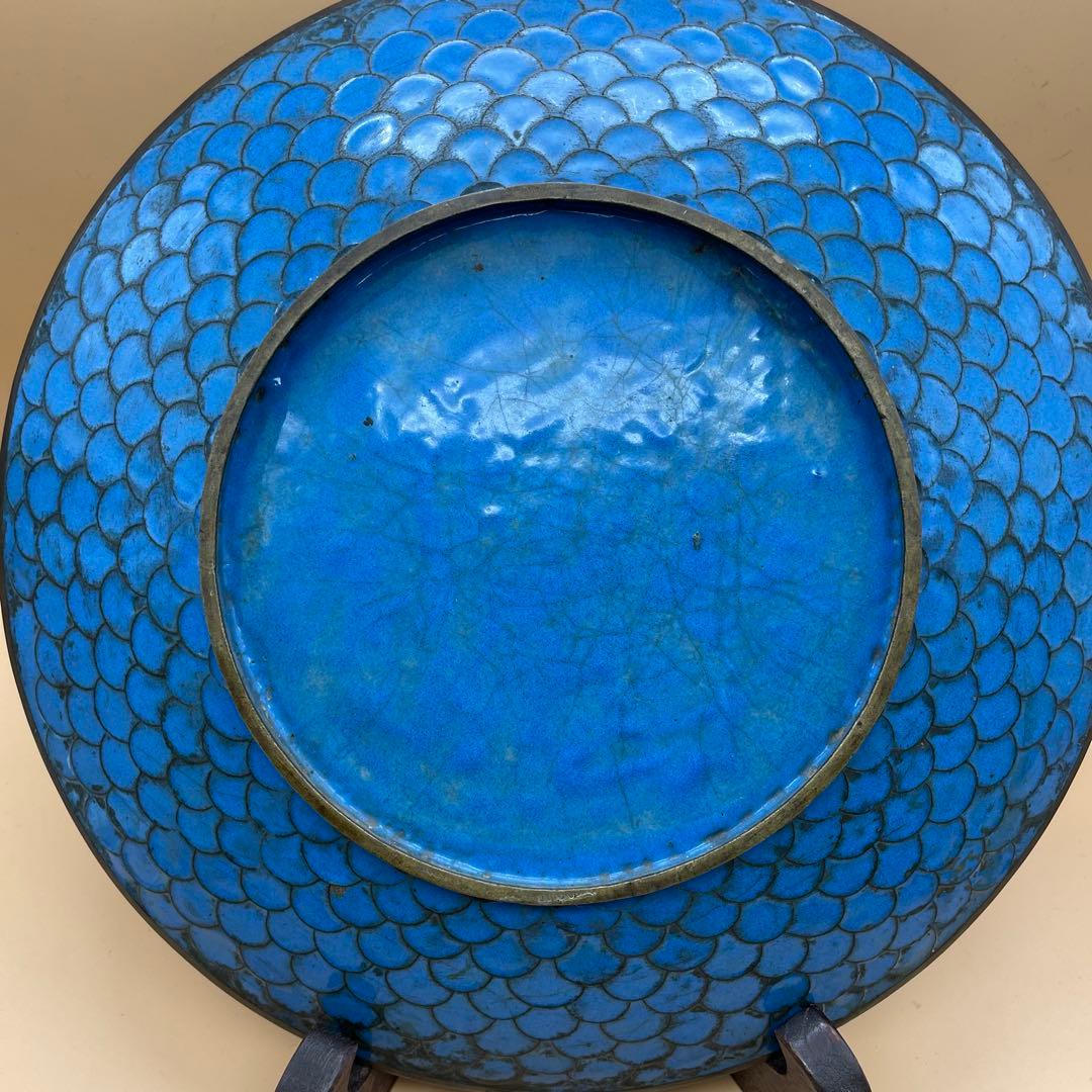 七宝皿 明治時代 骨董品