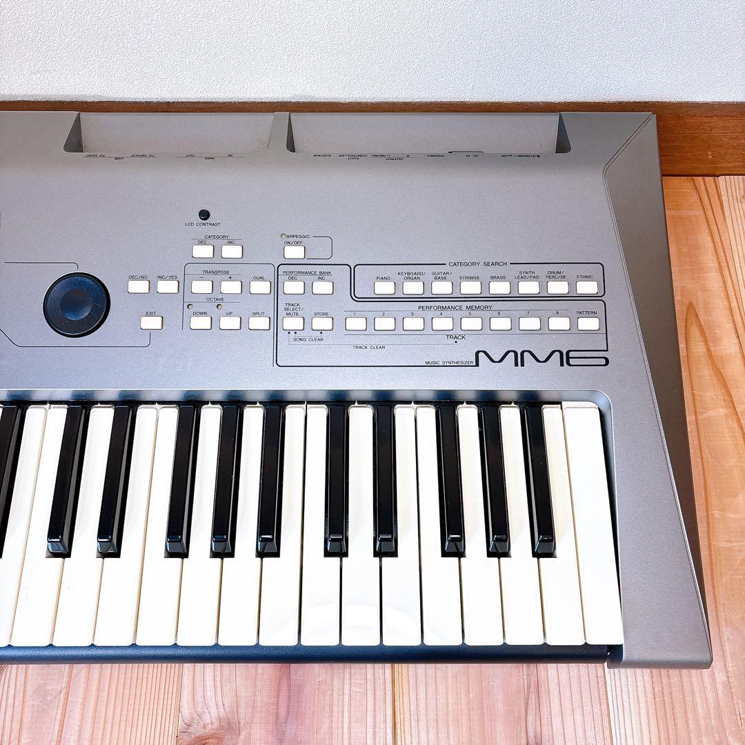【ジャンク】 YAMAHA ヤマハ MM6 シンセサイザー 純正ソフトケース付き