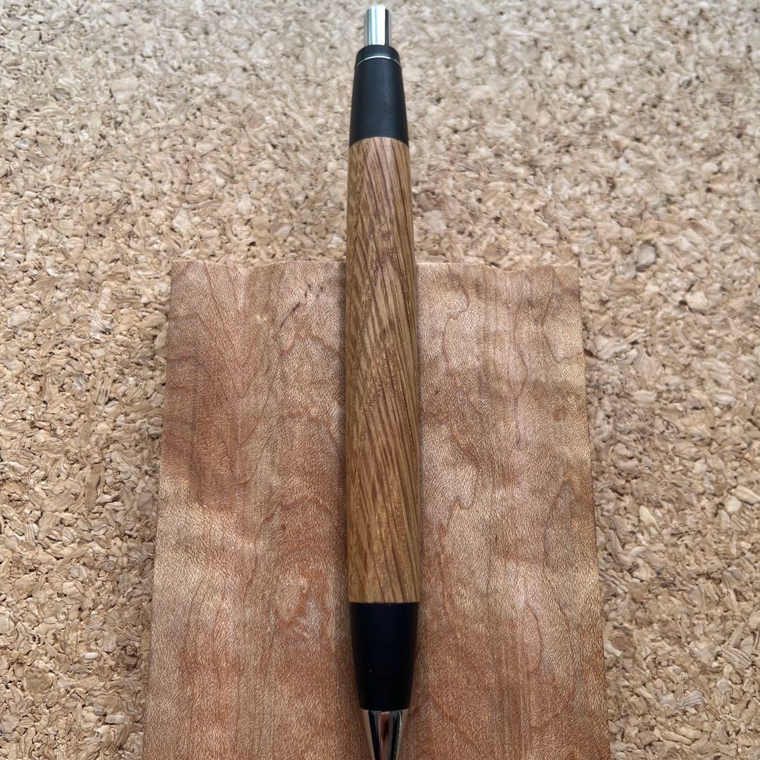 す*ん様 野原工芸　楢　スタンダードボールペン　シルバー　工房楔