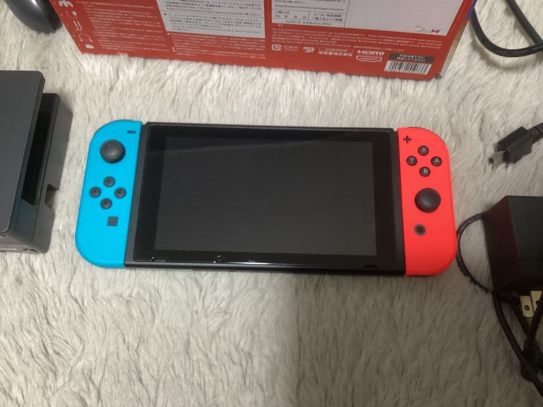 Nintendo Switch 本体 ネオンブルー レッド バッテリー強化版