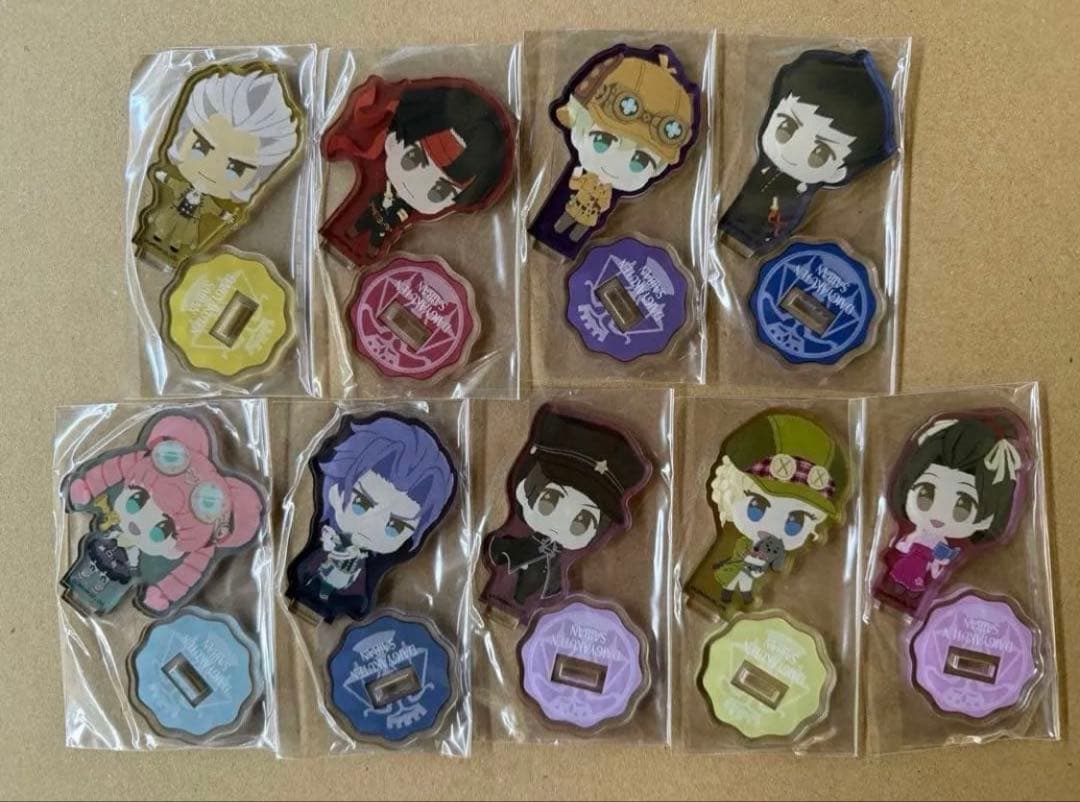 大逆転裁判 ふわぽにシリーズ アクリルスタンド 全9種セット