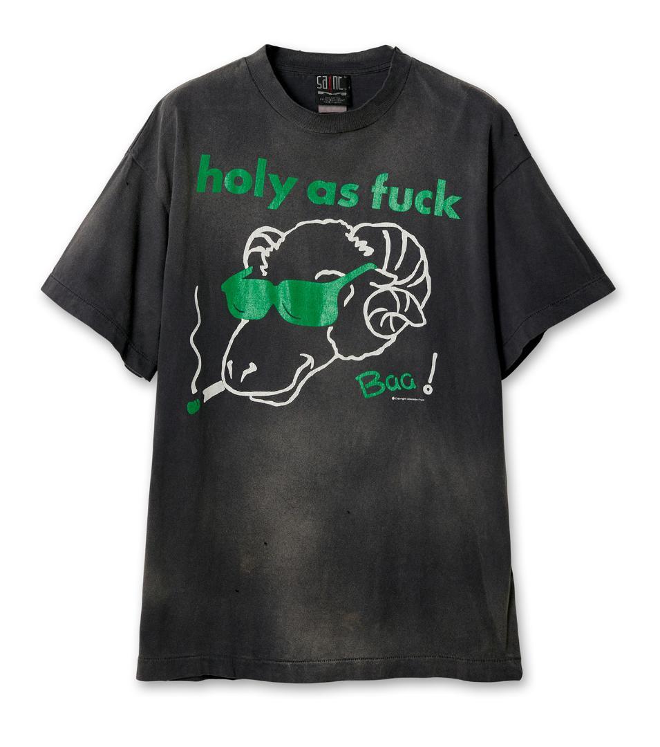 SAINT MICHAEL SS TEE BAA ブラック M