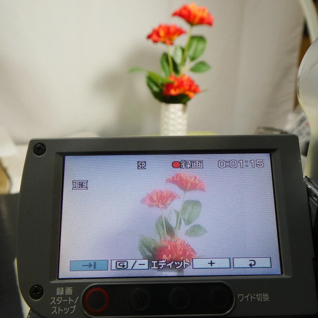 動作品ソニー DCR-HC46 Mini DVビデオカメラ DVDダビングに最適