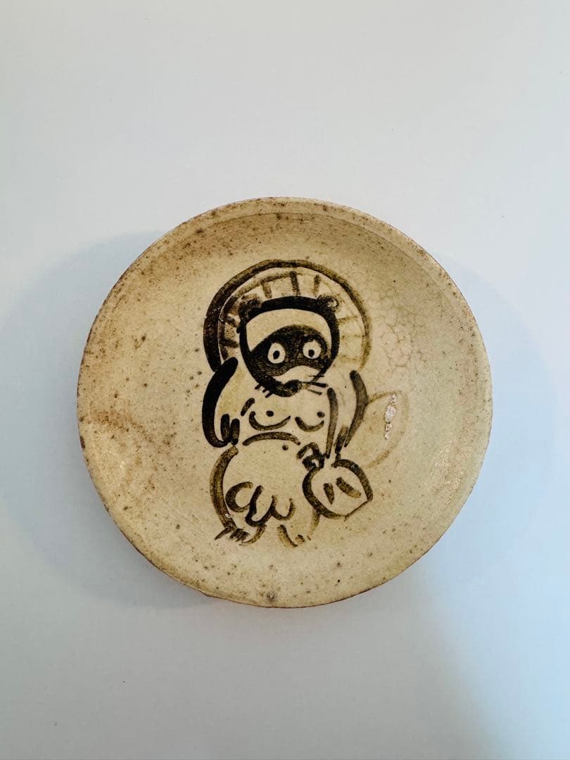 骨董　豆皿　狸・兎・千鳥・富士