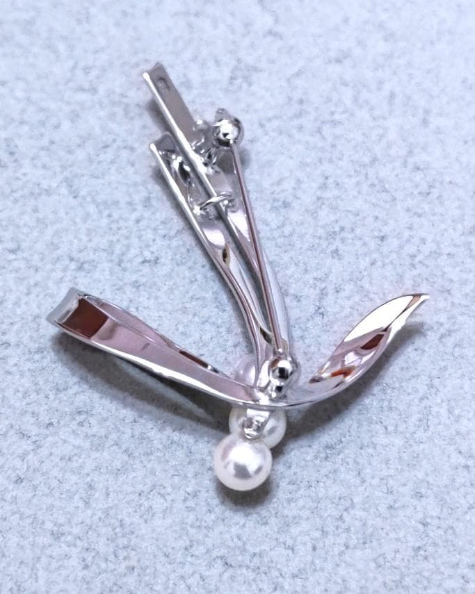 MIKIMOTO　ミキモト パール真珠　SILVER　ブローチ　40451