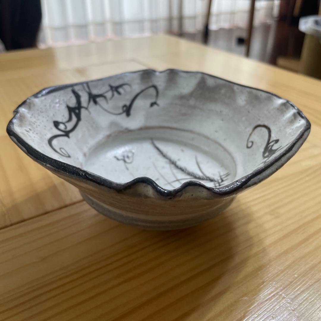 丸田宗彦　粉引絵唐津　向付け