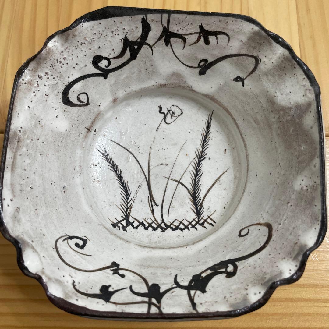 丸田宗彦　粉引絵唐津　向付け