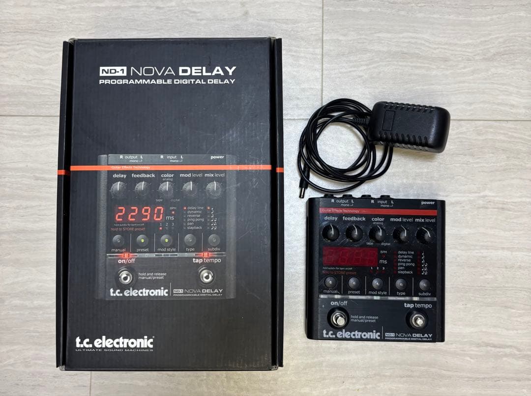ギター t.c. electronic ND-1 NOVA DELAY