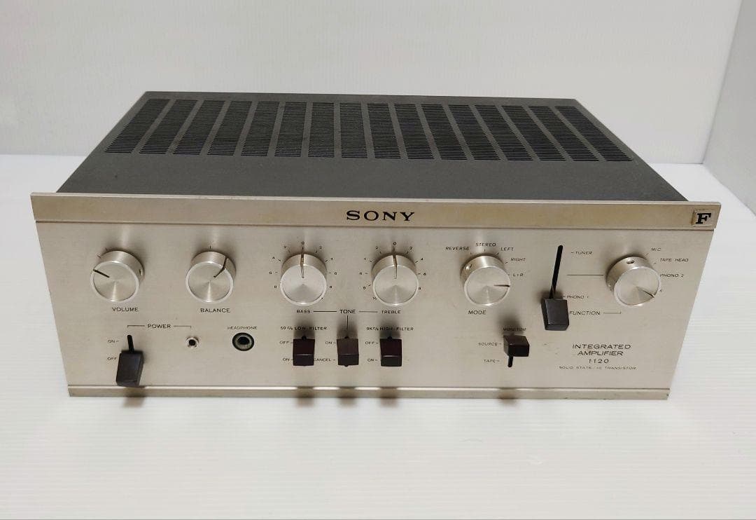 ソニー SONY プリメインアンプ TA-1120A ウッドケース付 ジャンク