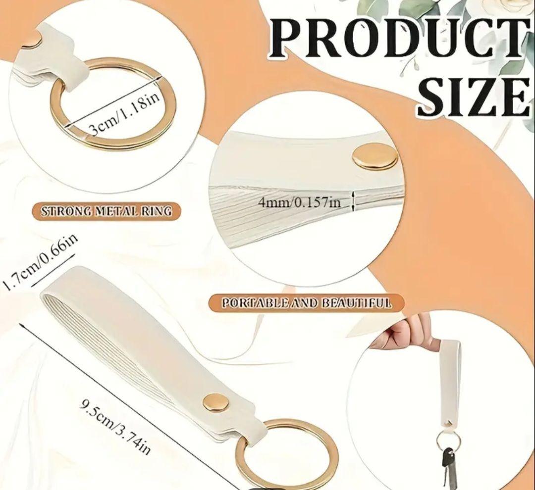 名入れ 名前 レザーキーホルダー(4種類) 両面刻印 2個入り