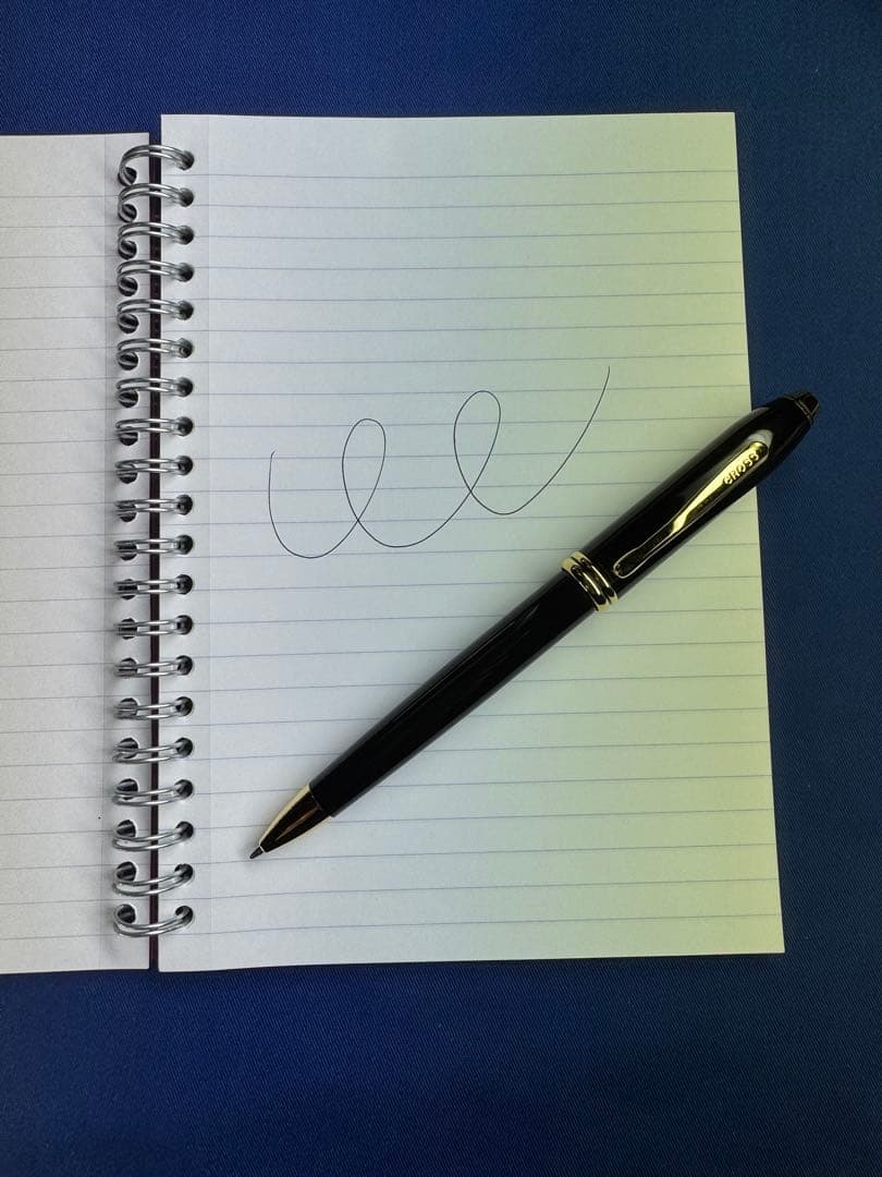 cross タウンゼント クラシック ブラックラッカー ボールペン