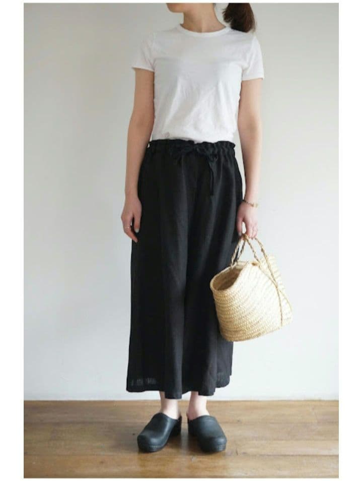 最終価格：fog linen work ワイドパンツ美品