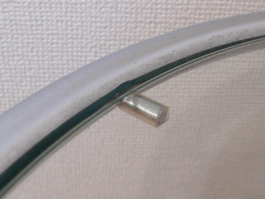 【良品】高さ調節可能 強化ガラス サイドテーブル/丸テーブル/飾り台 モダン家具