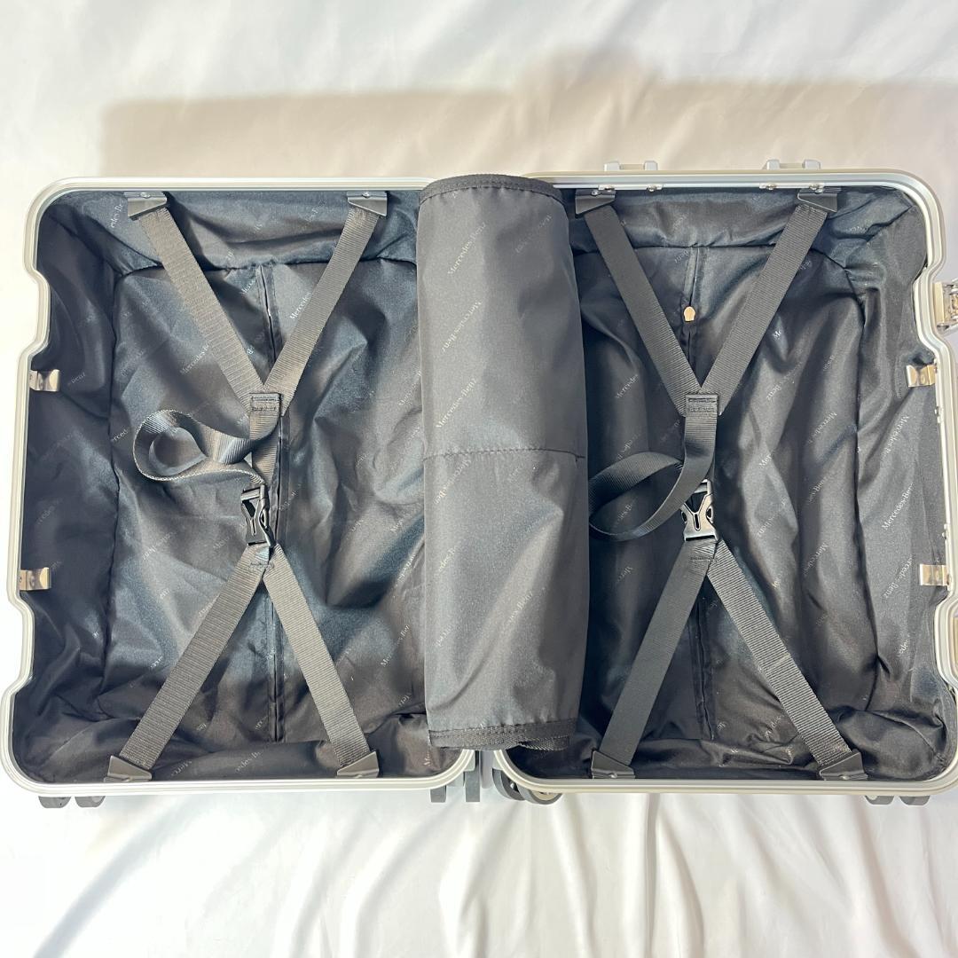 未使用 メルセデスベンツ キャリーケース アルミ 機内持ち込み 旅行 シルバー