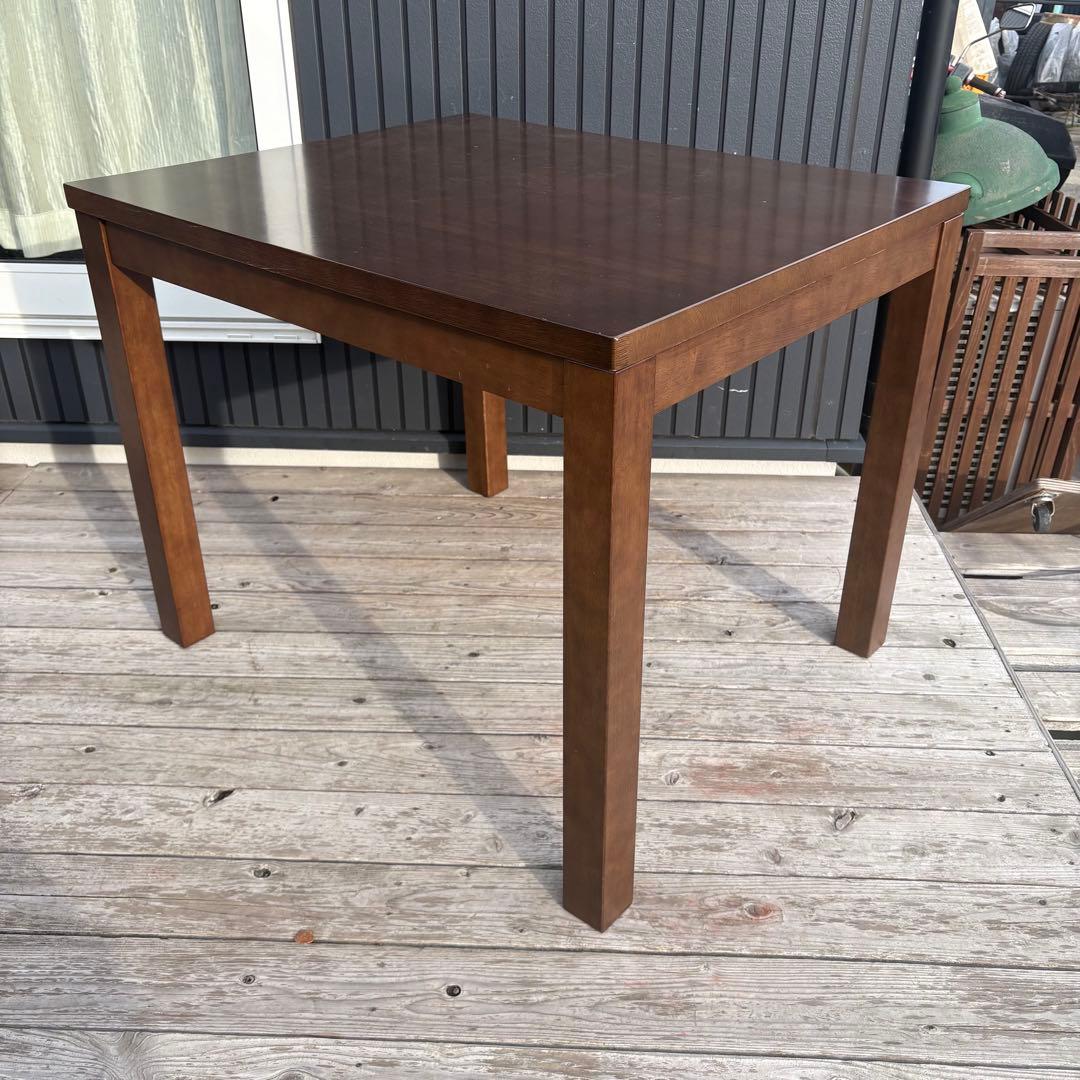 山善 木製 ダイニングコタツテーブル デスクこたつ こたつ布団セット センター