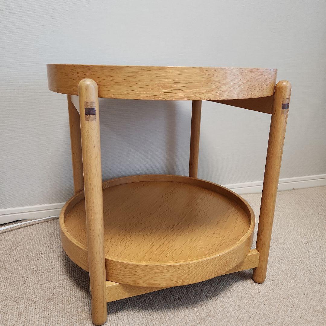 サイドテーブル 北欧風 オーク 花台