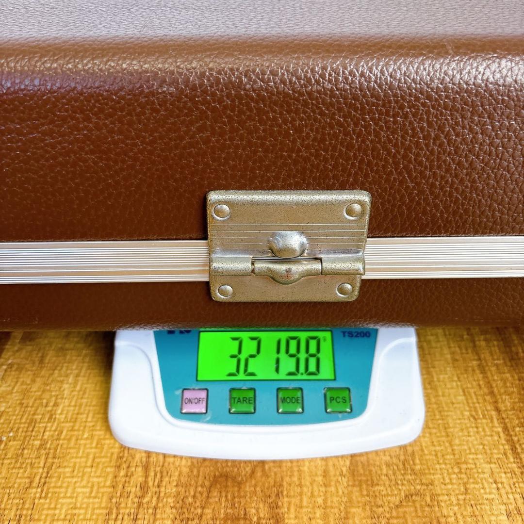 高級　三味線　専用　ハードケース　和楽器ケース　ハード　レザー調　ブラウン