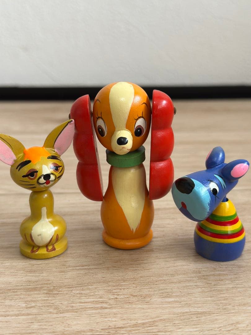 昭和レトロ　ヴィンテージ　ディズニー・キャラクター　まんがこけし13体