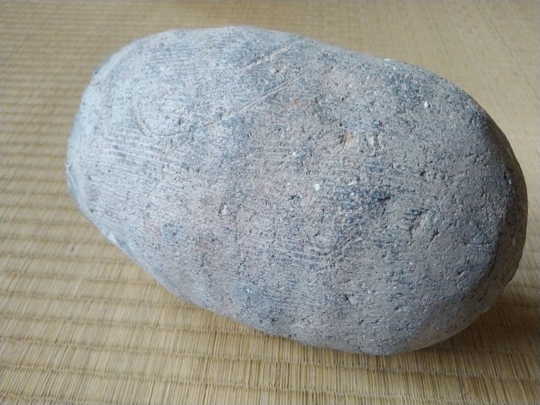 中世頃　櫛目蛸壺　骨董　古美術　茶道具　土器　壺　須恵器　古代　花器　茶道　華道