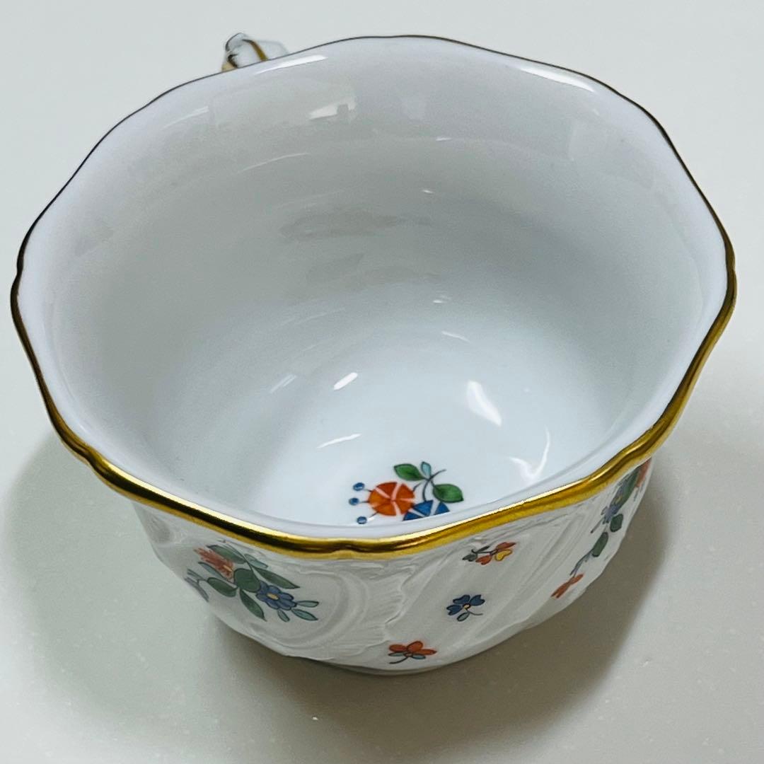 マイセン 散らし小花 ティーカップ＆ソーサー 1級品 ノイ・マルセイユ