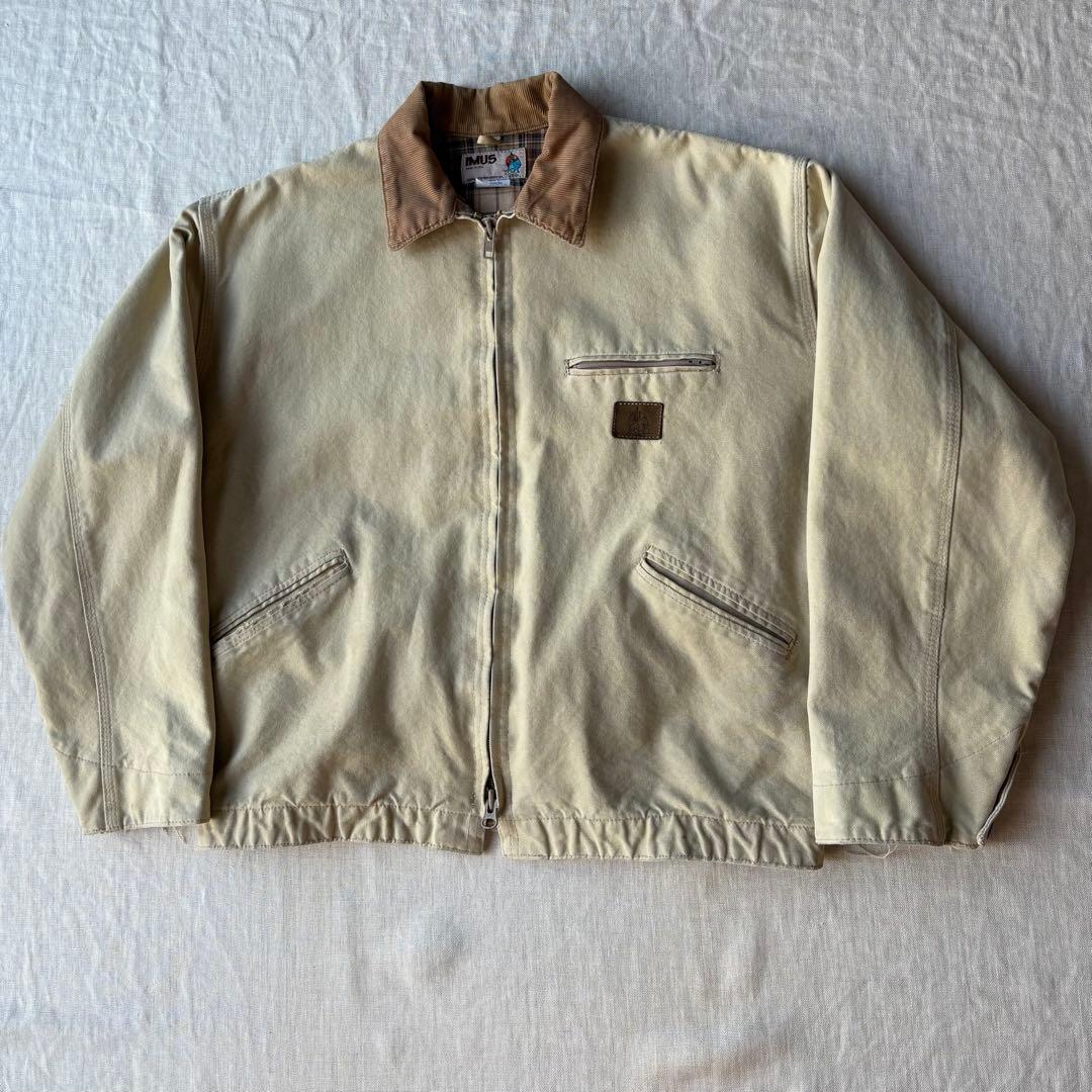 USA製 IMUS デトロイトジャケット 裏地チェックネル ワークジャケット L