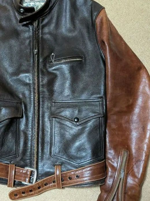 joe mccoy シングルライダース ホースハイド　サイズ　42