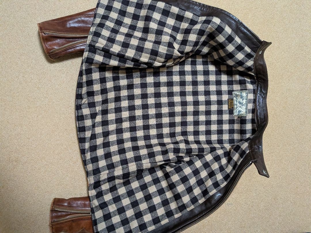 joe mccoy シングルライダース ホースハイド　サイズ　42