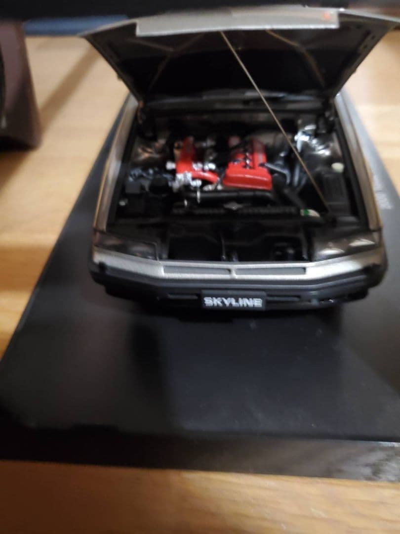 激レア　オートアート スカイライン RS－Xターボ 鉄仮面　ガンメタ 1/18