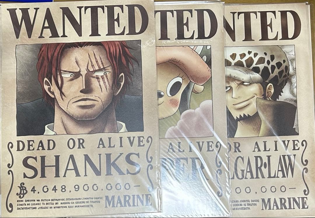 ワンピース　海軍発行公式手配書　11枚　+　ドームツアー限定　ポストカードセット