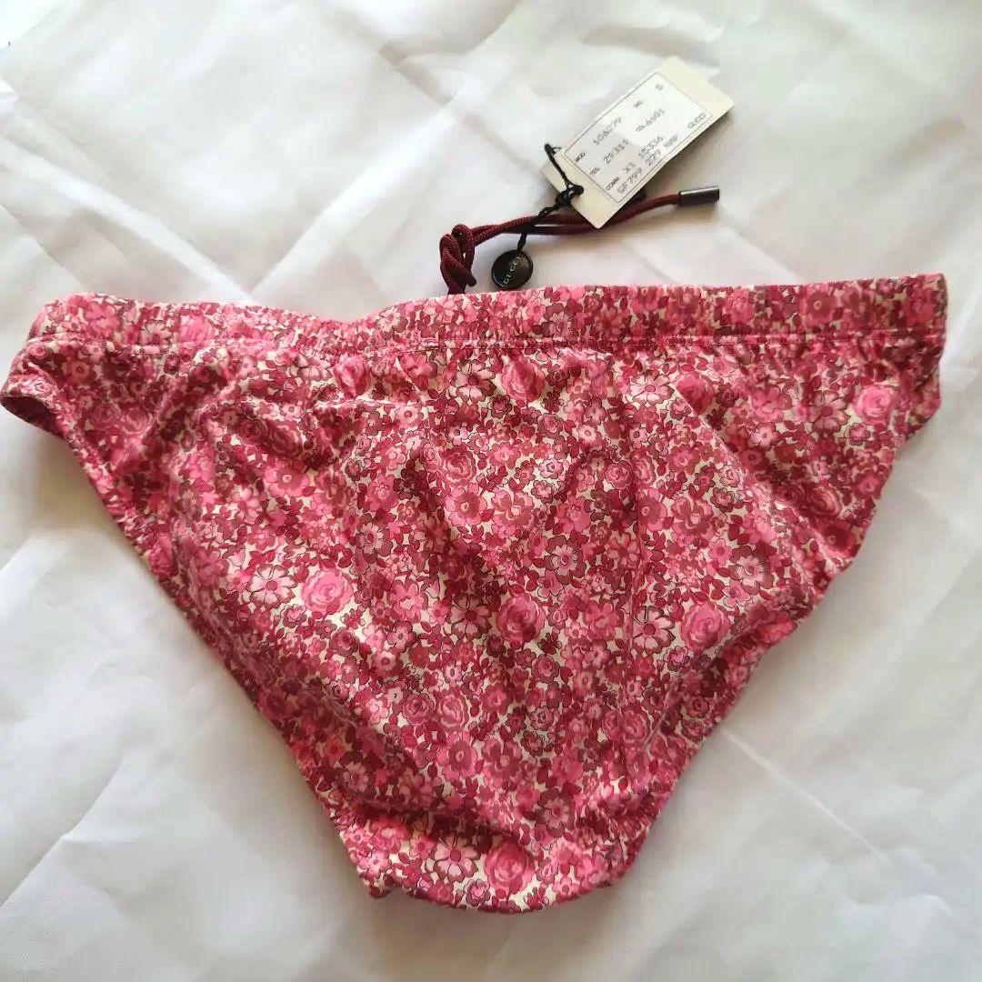 GUCCI グッチ メンズ 【新品・未使用・正規品】花柄ピンク水着 Sサイズ