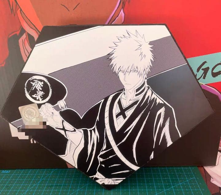 BLEACH 黒衣少年図 黒崎一護 ガレージキット ガレキ スタチュー①④