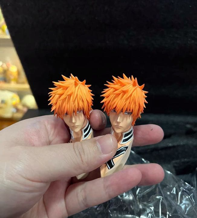 BLEACH 黒衣少年図 黒崎一護 ガレージキット ガレキ スタチュー①④