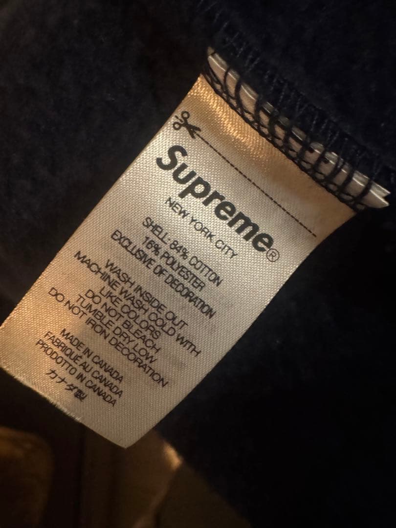 トップス Supreme S Logo Zip Up Hooded Sweatshirt